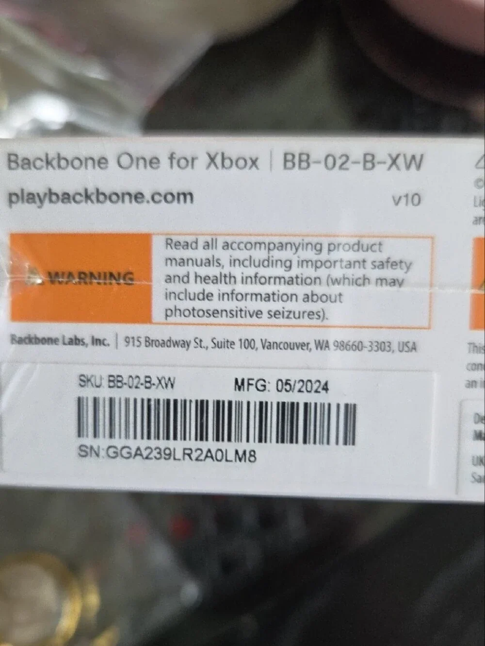 Backbone Mobile Gaming Controller for iPhone — Black